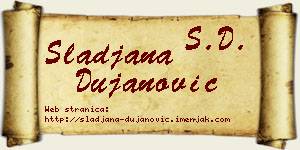Slađana Dujanović vizit kartica